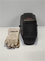 Hobart Welding Helmet and Gloves
