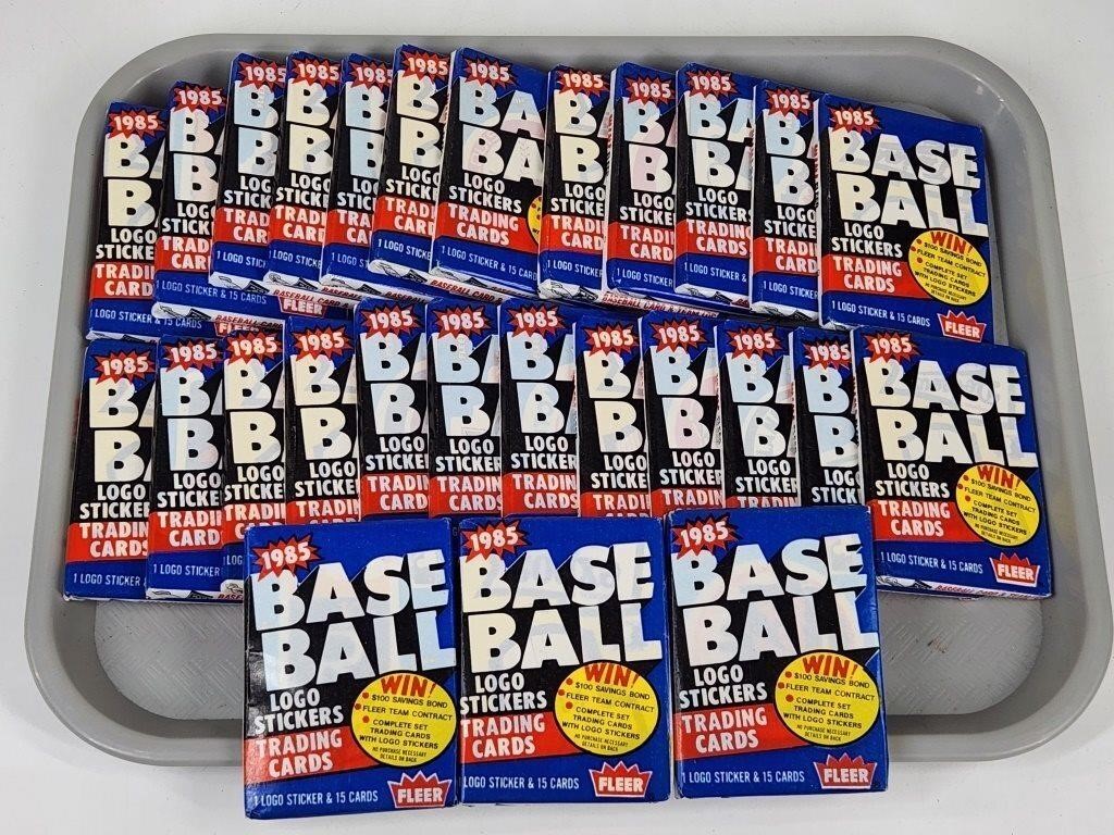 27) 1985 FLEER BASEBALL SEALED WAX PACKS