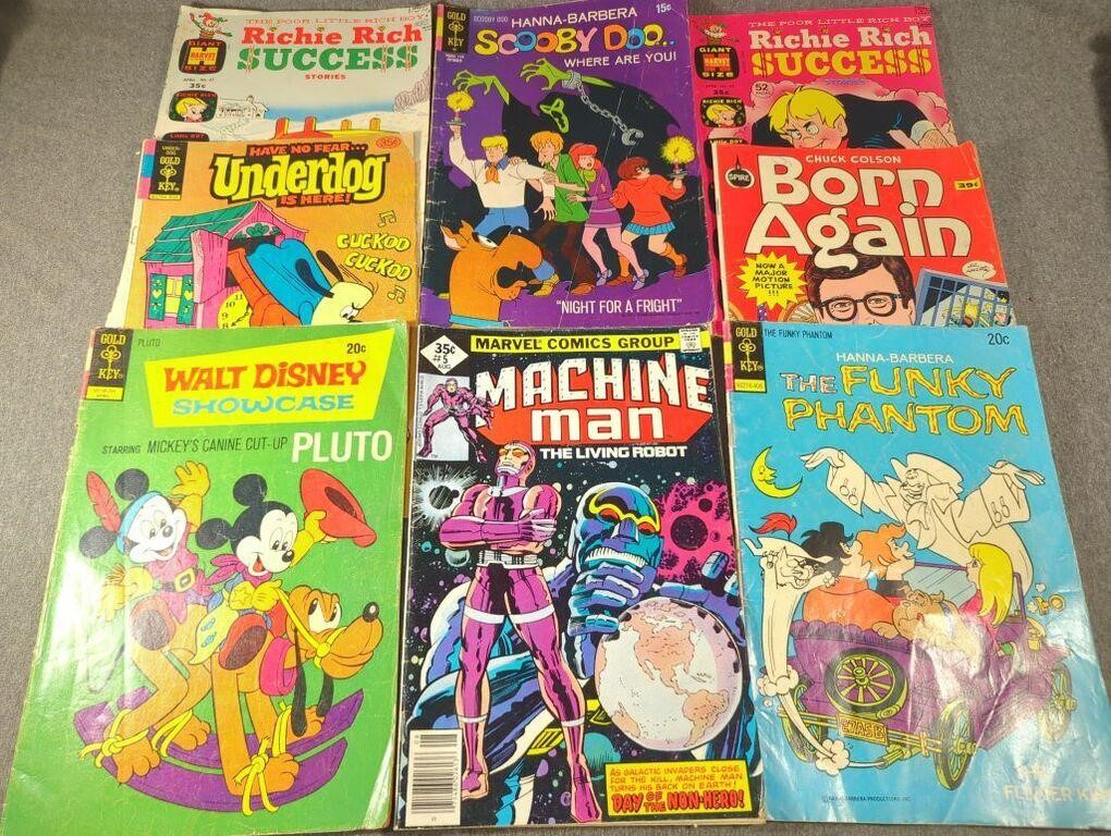 Vintage Comics feat. Marvel, Disney, Scooby Doo,