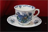 A Mason Fruit Basket Cup and Saucer