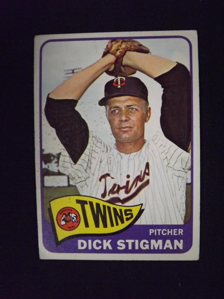 1965 TOPPS #548 DICK STIGMAN HIGH NUMBER