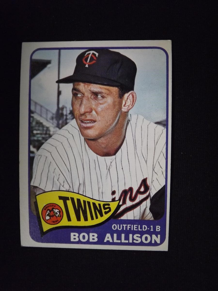 1965 TOPPS #180 BOB ALLISON MINNESOTA TWINS