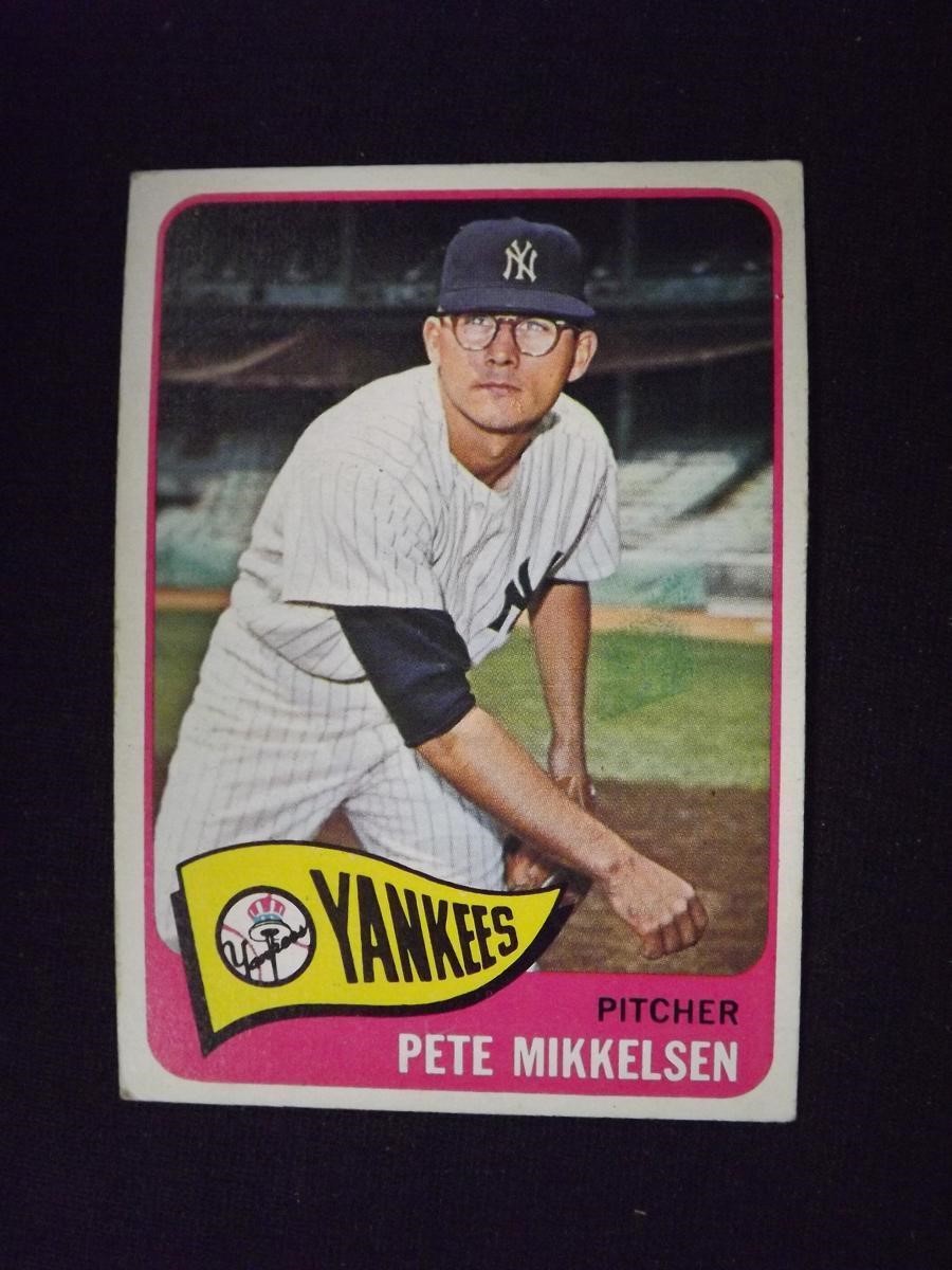 1965 TOPPS #177 PETE MIKKELSEN YANKEES