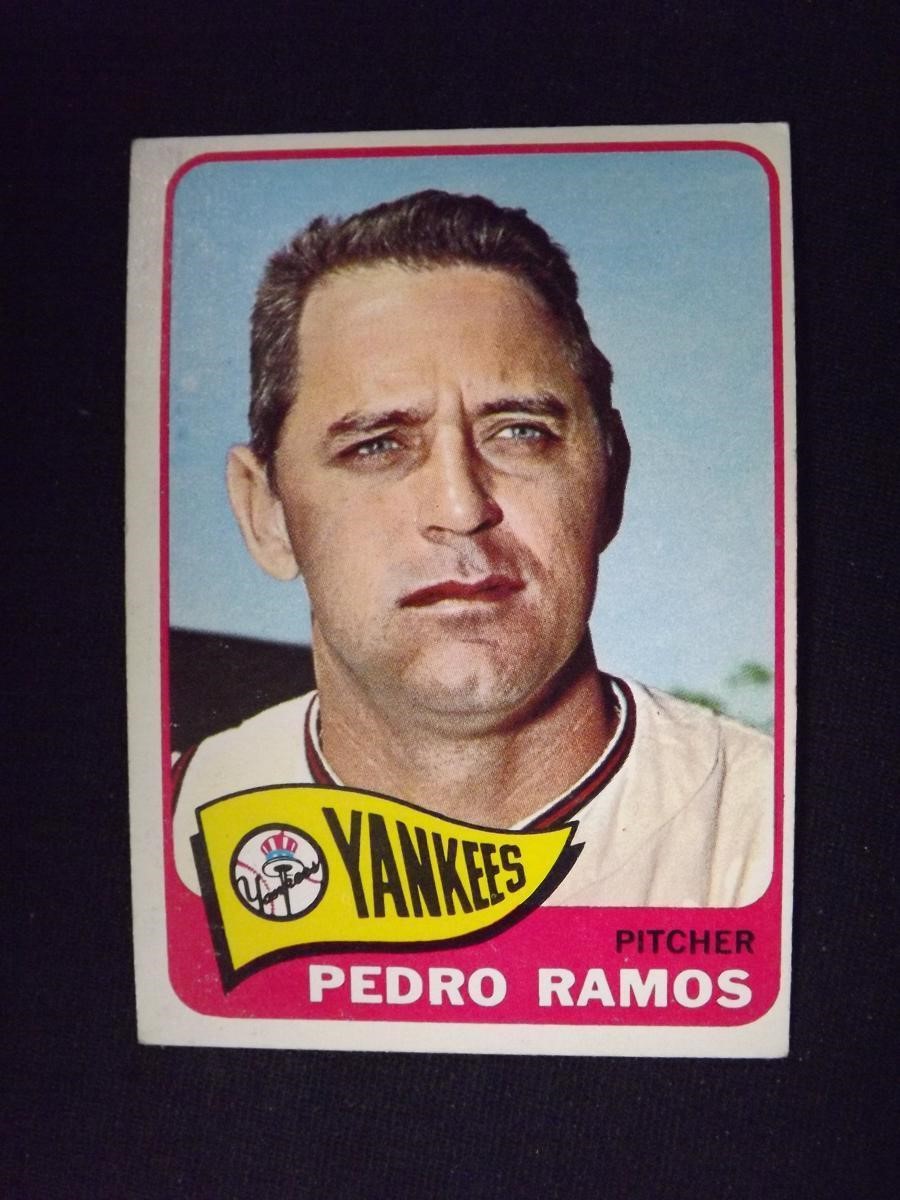 1965 TOPPS #13 PEDRO RAMOS YANKEES VINTAGE