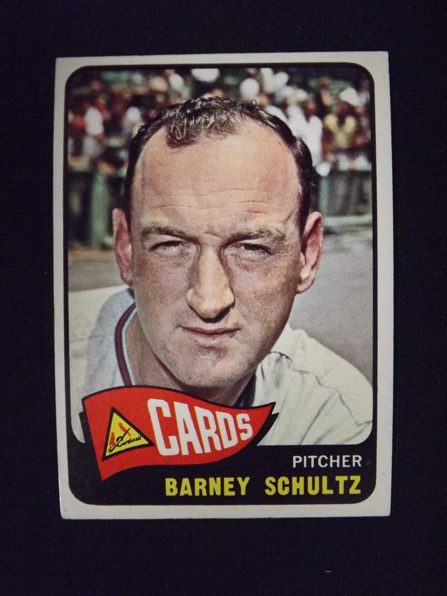 1965 TOPPS #28 BARNEY SCHULTZ CARDINALS