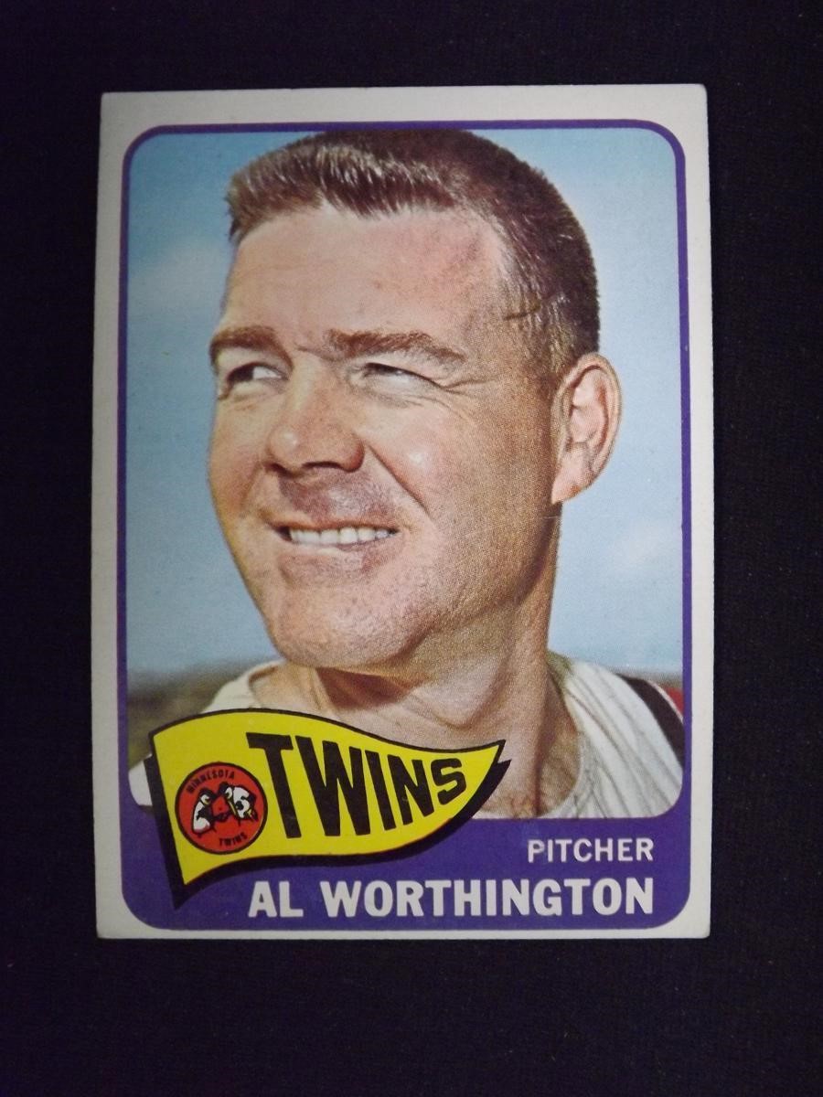 1965 TOPPS #216 AL WORTHINGTON TWINS