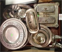 PEWTER AND PLATED ITEMS