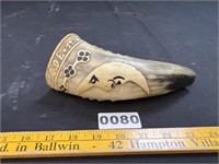 Carved Animal Horn