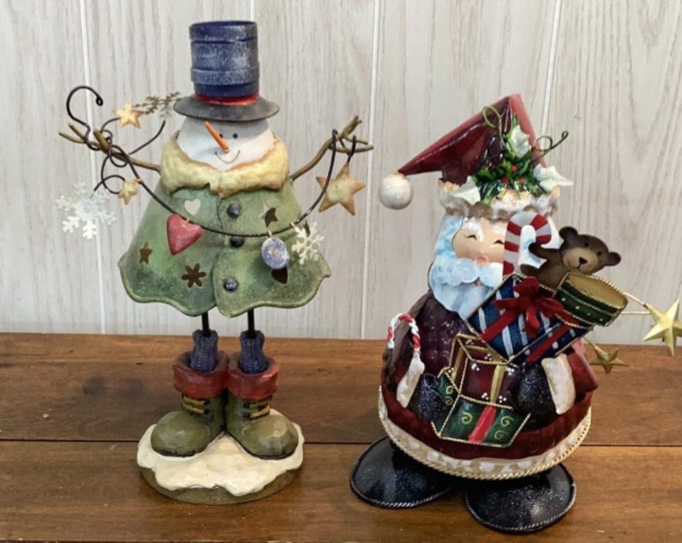 11" Tin Christmas Decorations