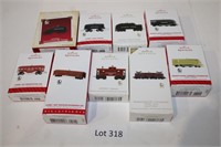 (9) Hallmark Keepsake Lionel Train Ornaments