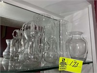 Group of decorative items including, misc glass va