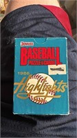 1986 Donruss Baseball Highlights Factory Sealed Bo