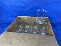 Hurricane Vases, 4 3/8"T, Qty: 12