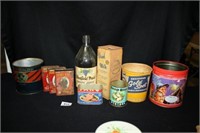 Vintage Food/Tobacco Containers; "Gold Spot"…