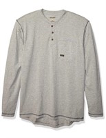 Ariat Men's Rebar Pocket Long Sleeve Henley Shirt