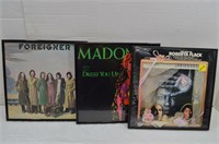 Framed Collector Albums-Madonna,Foreigner, Roberta