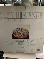 Fifth avenue Crystal 14 inch centrepiece bowl