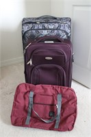 Purple Luggage Lot