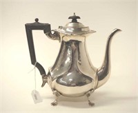 George V sterling silver coffee pot