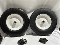 $80 4.80/4.00-8 Heavy Duty Solid Flat-Free Tire.