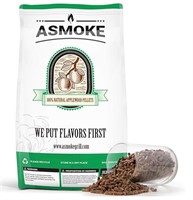 ASMOKE Wood Pellets for Smoker 20 lbs, 100% Pure