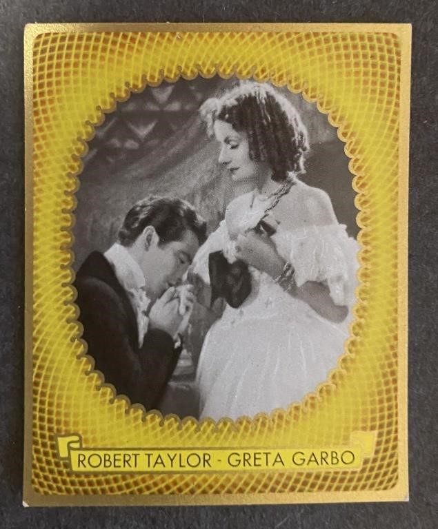 GRETA GARBO: Antique Tobacco Card (1936)