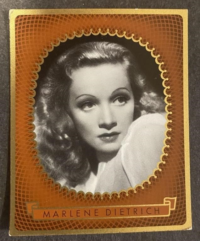 MARLENE DIETRICH: Antique Tobacco Card (1936)