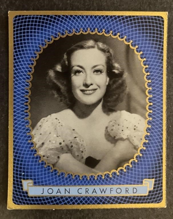 JOAN CRAWFORD: Antique Tobacco Card (1936)