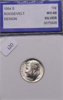 1954 S IGS MS68 ROOSEVELT DIME