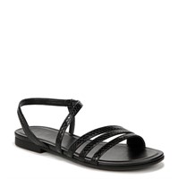 Naturalizer Women's Salma Strappy Flat Sandal, Bla