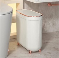 New Trash Can with Lid for Bathroom, 3.1