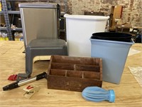 Stainless Garbage Can & More