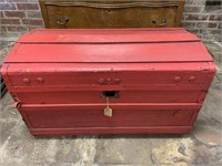 Red Travel Trunk