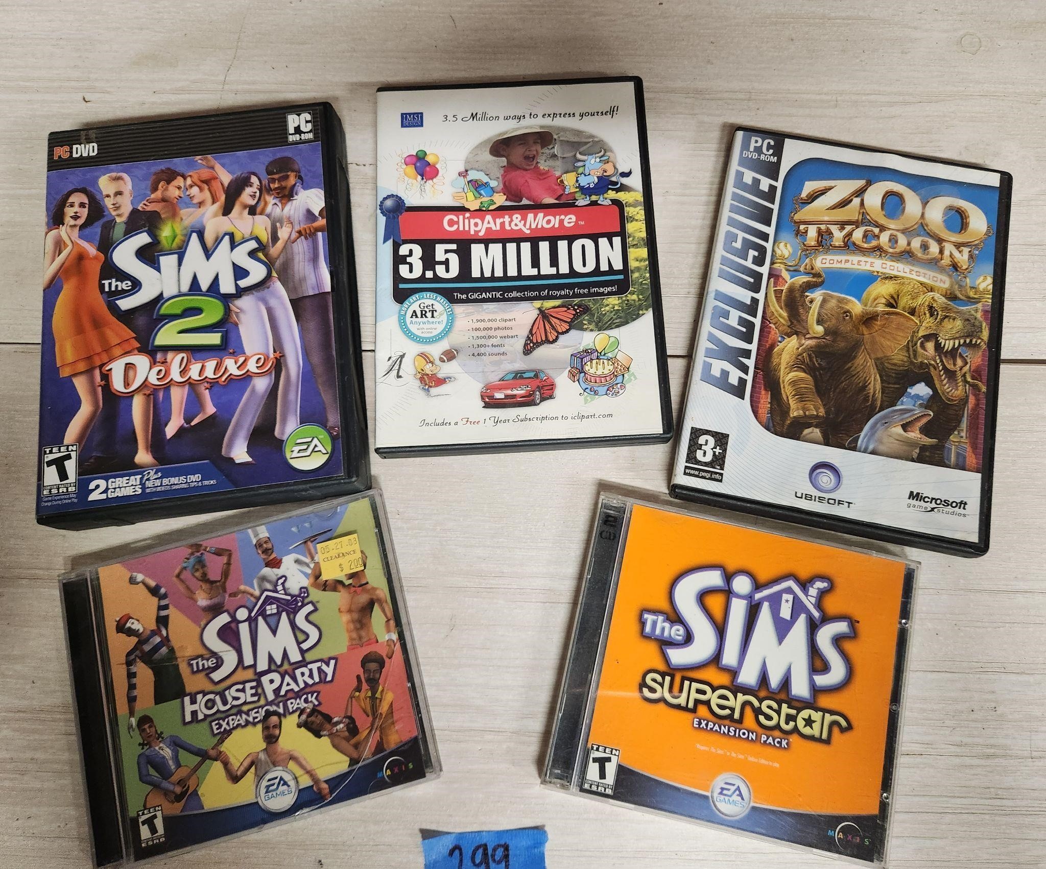 Lot of Sims PC Games