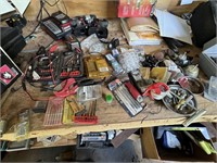 LOT OF MISC. TOOLS AND HARDWARE