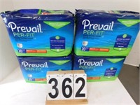 4 Packs Daily Underwear 20 Count Per Med. 34"-46"