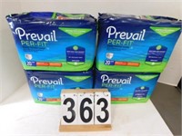 4 Packs Daily Underwear 20 Count Per Med. 34"-46"