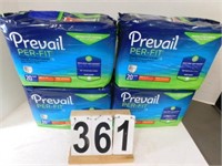 4 Packs Daily Underwear 20 Count Per Med. 34"-46"