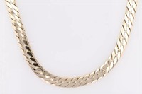 14 Kt Yellow Gold Fancy Link Design Necklace