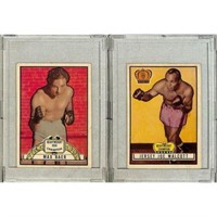 (2) 1951 Topps Ringside Boxing Stars