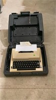 Typewriter with case untested