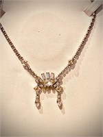 Vintage Jay Flex Sterling Signed Necklace