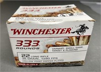 333 rnds Winchester .22LR Ammo