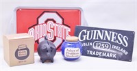 Teacher Jar, Piggy Bank, Guinness+Ohio State Signs