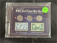 The Complete WWII Steel Penny Mint Mark Coin  & St