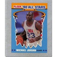 1990 Fleer Sticker Michael Jordan