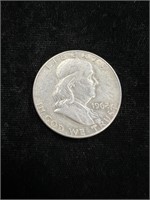 1962 D Benjamin Franklin Half Dollar