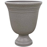 2 Pack Westpoint 16 in. Dia Grey Composite Urn