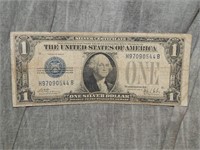 1928 $1 SIlver Certificate Funny Back