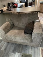 Upholstered Chair & 1/2